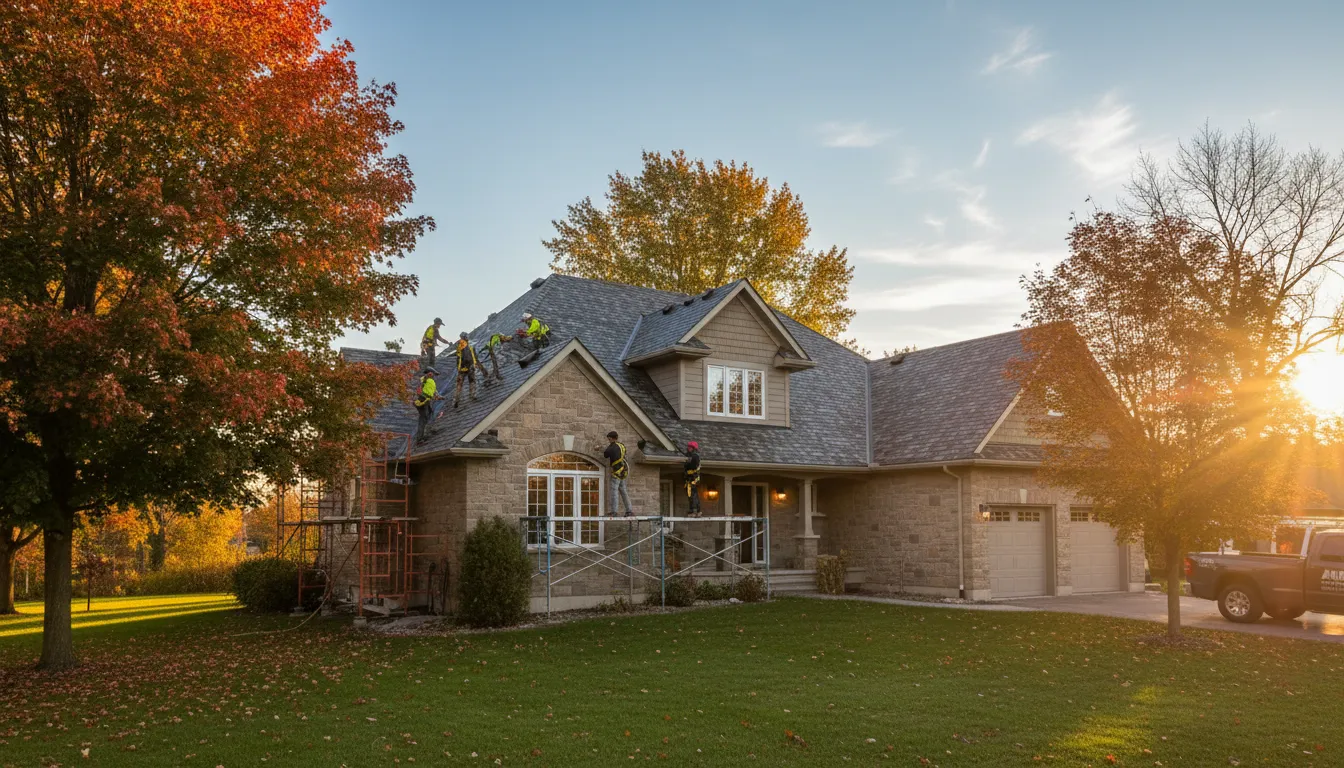 A Thoughtful Full-Roof Renewal for a Two-Storey Home in Scugog